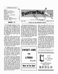 Fighting Talk Volume IX Number 5 May 1951