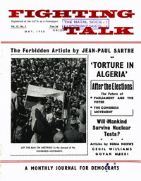 Fighting Talk Volume 12 Number 3 May 1958