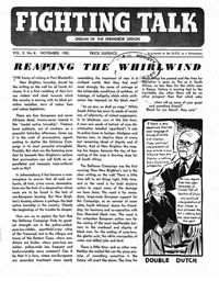 
Fighting Talk Volume X Number 11 November 1952