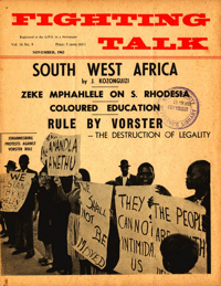
Fighting Talk Volume 16 Number 9 November 1962