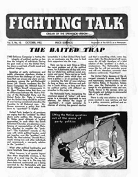 
Fighting Talk Volume X Number 10 October 1952