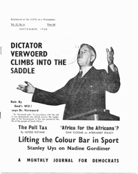 
Fighting Talk Volume 12 Number 6 September 1958