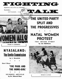 
Fighting Talk Volume 13 Number 7 September 1959