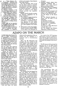 AZAPO on the march