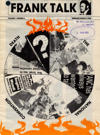 Frank Talk Volume 1 Number 6 February/March 1985