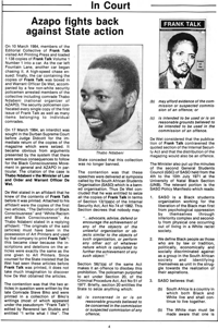 In court - Azapo fights back against State action