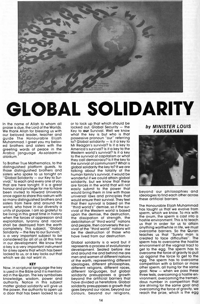 Global solidarity