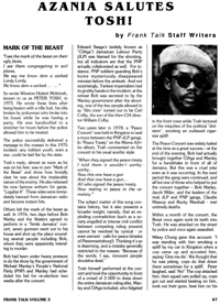 Azania salutes Tosh