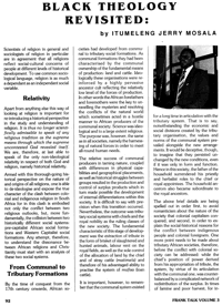 Black theology revisited