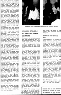 Workers struggle at Forbo-Krommenie continues