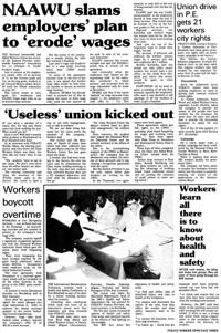 Union drive in Port Elizabeth gets 21 workers city rights