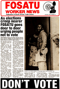 Fosatu Worker News Number 31 August 1984