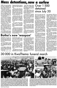 30 000 in KwaThema funeral march