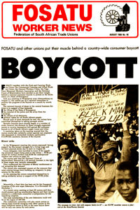 Fosatu Worker News No 40 August 1985