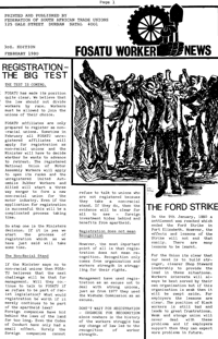 Registration - the big test