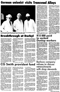 Breakthrough at Dorbyl