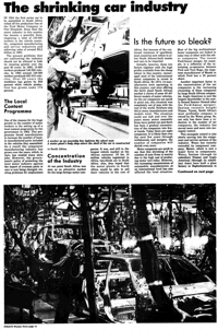 The shrinking car industry