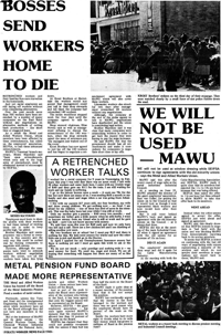 A retrenched worker talks