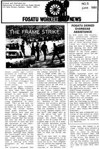 Fosatu Worker News June 1980