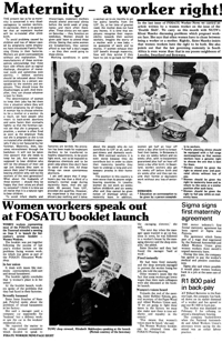 Women workers speak out at FOSATU booklet launch