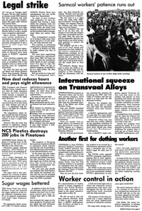 Legal strike: Sarmcol workers` patience runs out