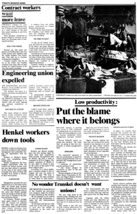 Low productivuty: put the blame where it belongs