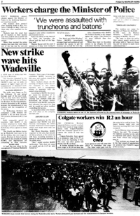 New strike wave hits Wadeville