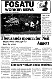 Fosatu Worker News August 1981
