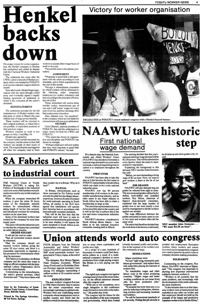 SA Fabrics taken to industrial court