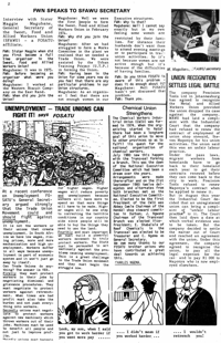 Unemployment - trade unions can fight it! says FOSATU