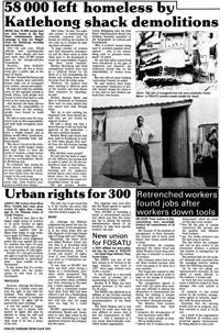 Retrenched workers found jobs after workers down tools