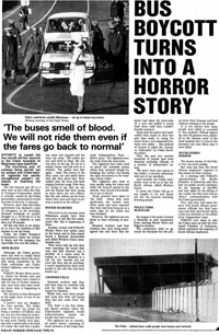 Bus boycott turns into a horror story