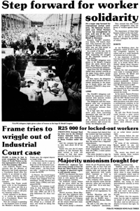 Step forward for worker solidarity