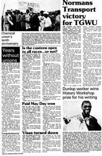 Chemical union`s tenth anniversary