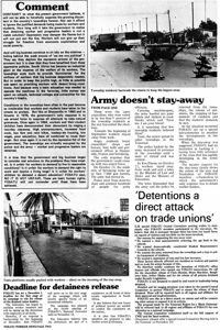 Detentions a direct attack on trade unions