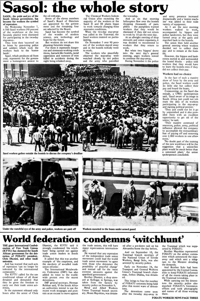 World Federation condemns witchhunt