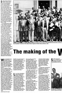 The making of the working class: Part 15 - SACTU and the Congress Alliance
