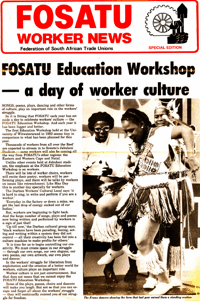 Fosatu Worker News Special Edition 1985