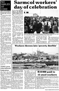 Workers thrown into poverty dustbin