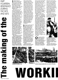 The making of the working class: Part 14 - Resistance during the 50`s and 60`s