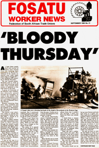 Fosatu Worker News No 41 September 1985