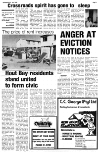 Anger at eviction notices