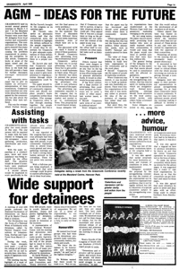 Wide support for detainees