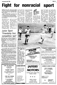 Junior sport: Friendship first competition last