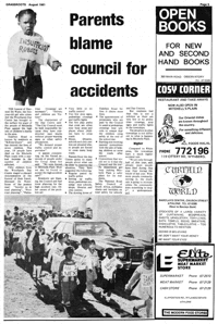 Parents blame council for accidents