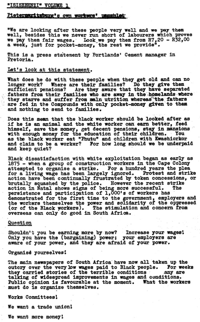 Isisebenzi April 1973