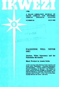 Ikwezi Number 20 July 1982