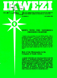 Ikwezi Number 15 October 1980