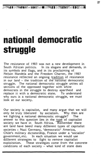 National democratic struggle