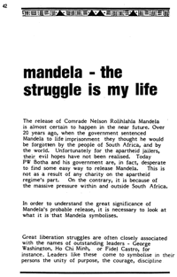 Mandela - the struggle is my life